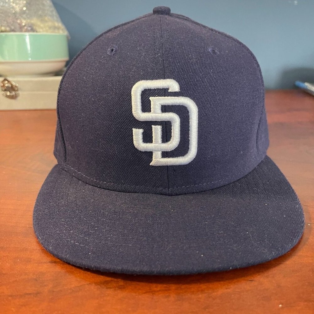 SAN DIEGO PADRES SD MLB Baseball Cap Hat Size 7 59FIFTY New Era Fitted